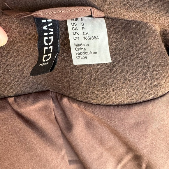 H&M Divided Brown Trench Coat with Belt - Picture 10 of 10
